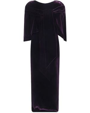 Alberta Ferretti Backless Dress - Black