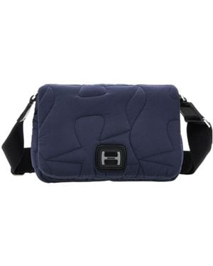 Hogan Quilted Crossbody Bag - Blue