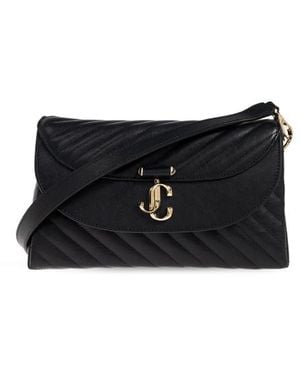 Jimmy Choo Curve Quilted Top Handle Bag - Black