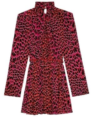 Zadig & Voltaire Leopard-Print Dress - Red