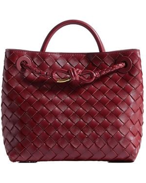 Bottega Veneta Small Andiamo - Red
