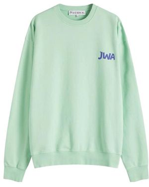 JW Anderson Crew Neck Sweatshirt - Green