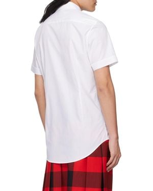 Vivienne Westwood Logo Short Sleeve Shirt - White