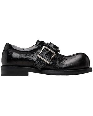 Martine Rose O-Ring Bulb Toe Loafers - Black