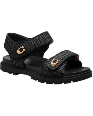 COACH Brynn Sandals - Black