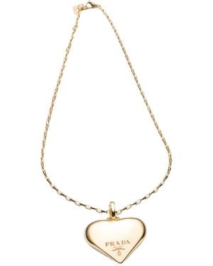 Prada Eternal Medium Pendant Necklace - Metallic