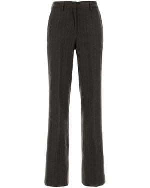 Pt Pantaloni Pt Torino Jodie Straight-Leg Pants - Black