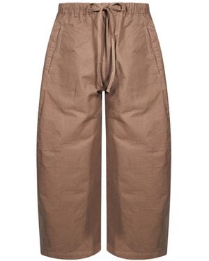 Entire studios Loft Drawstring-Waist Trousers - Brown