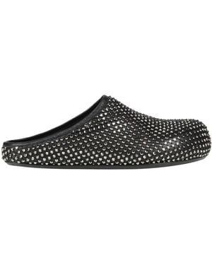 Marni Leather Mules - Black