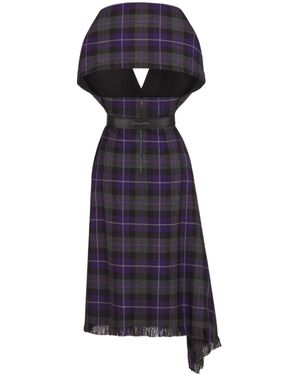 Dior Iviera Mid-Length Flared Dress in Blue | Lyst