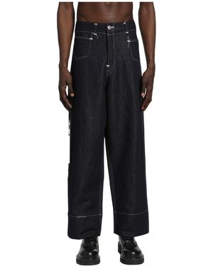 Junya Watanabe X Levis Contrast-Stitch Jeans - Black