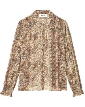 Ba&sh Button-Down Shirt - Natural