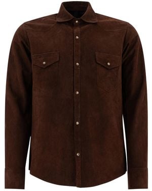 Tagliatore Wayne Button-Up Jacket - Brown