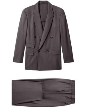 Giorgio Armani Double-Breasted Blazer - Grey