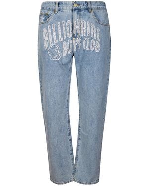 BBCICECREAM Arch Logo Straight-Leg Jeans - Blue