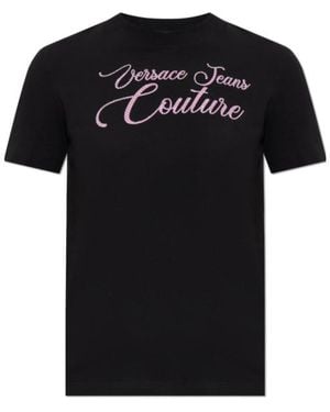 Versace Jeans Couture Short-Sleeved T-Shirt - Black
