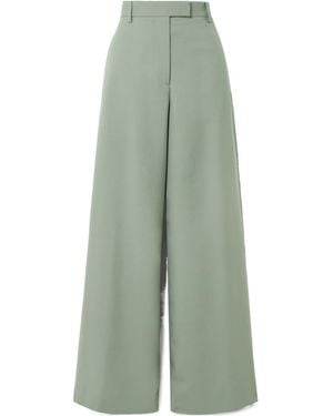 Dries Van Noten Wide-Leg Casual Trousers - Green