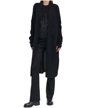 Thom Krom Cardigan Lungo Oversize - Black