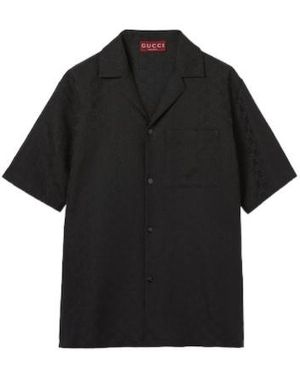 Gucci Gg Bowling Shirt - Black