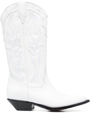 Sonora Boots Santa Fe Western-Cowboy Boots - White