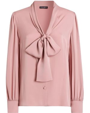 Dolce & Gabbana Long Sleeve Shirt - Pink