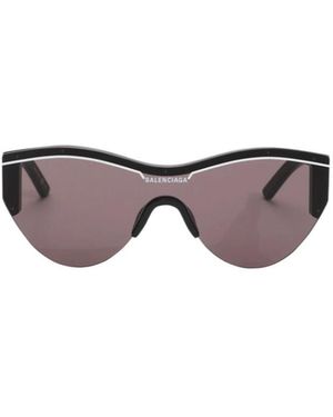 Balenciaga Shieldstyle Sunglasses - Purple