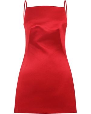 Givenchy Spaghetti Strap Mini Dress - Red