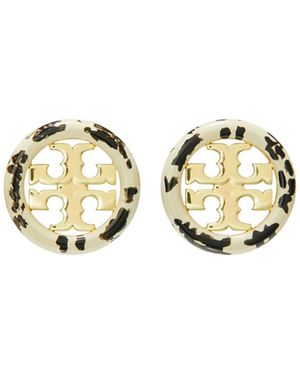 Tory Burch Miller Painted Earrings - Metallic