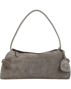Ralph Lauren The Ralph Suede Shoulder Bag - Gray