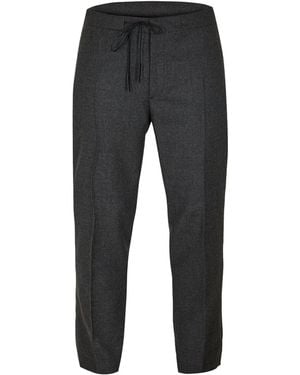 Maison Margiela Straight-Leg Casual Trousers - Black