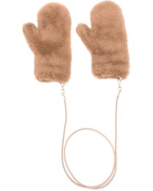 Max Mara Camel Hair Gloves - White