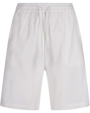 Fabiana Filippi Elastic Waist Shorts - White