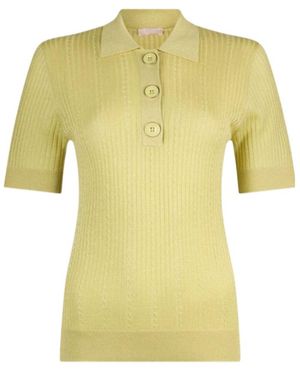 Liu Jo Buttoned Polo Shirt - Yellow