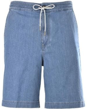 ZEGNA Drawstring Shorts - Blue