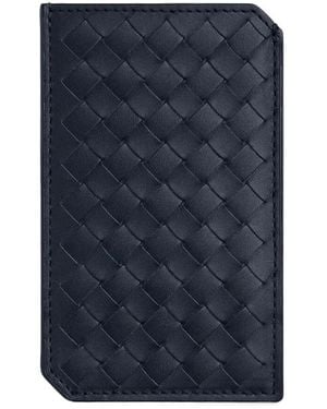 Bottega Veneta Intrecciato Card Case - Blue