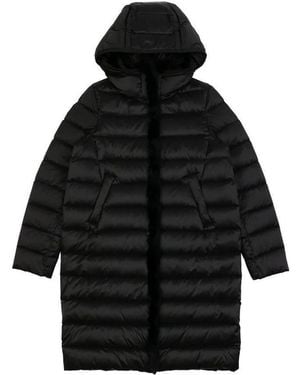 Weekend by Maxmara Hooded Quilted Down Jacket - Black
