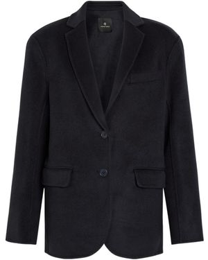 Anine Bing Long-Sleeved Suit Jacket - Blue
