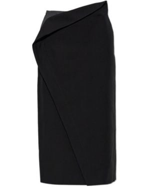 Jil Sander Slit Skirt - Black