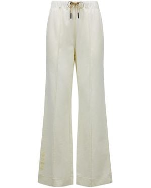Moncler Grenoble Logo Embroidered Drawstring Pants - Gray