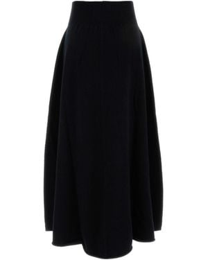 Extreme Cashmere Grace Short Knitted Skirt - Black