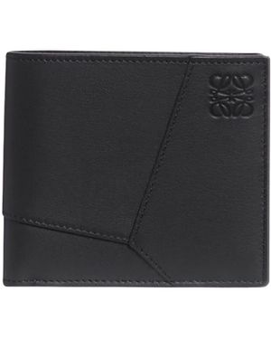 Loewe Puzzle Bifold Wallet - Black