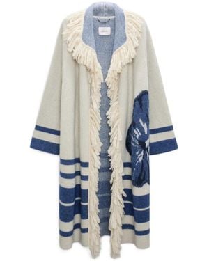 Dorothee Schumacher Poppy Garden Knit Coat - Blue