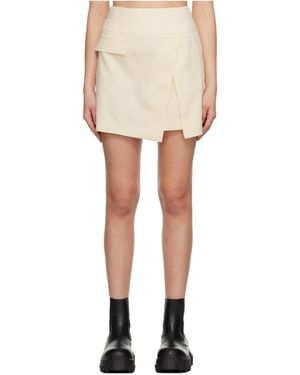 Juun.J Multi-Layer Mini Skirt - White