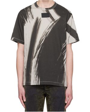 Helmut Lang Round Neck Short Sleeve T-Shirt - Gray