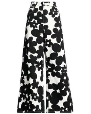 Marni Loose Straight-Leg Trousers - White
