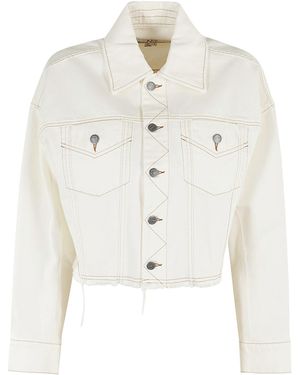 A.P.C. X Natacha Ramsay-Levi Sainters Denim Jacket - White