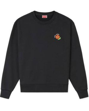 KENZO Pop' Embroidered Sweatshirt - Black