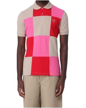 Comme des Garçons Short-Sleeved Polo Shirt - Pink