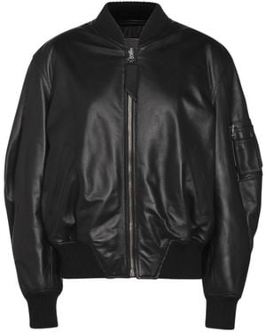 The Attico Leather Jackets - Black