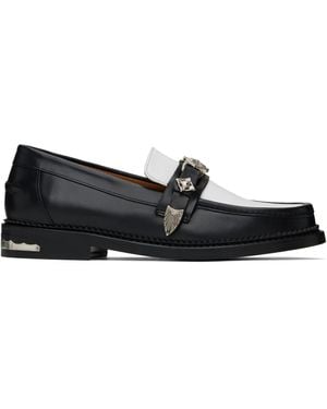 Toga Virilis Round Toe Loafers - Black